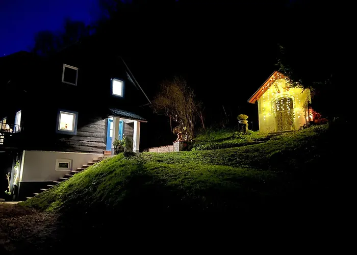 Willa Black Pearl - Blockhaus Inmitten Der